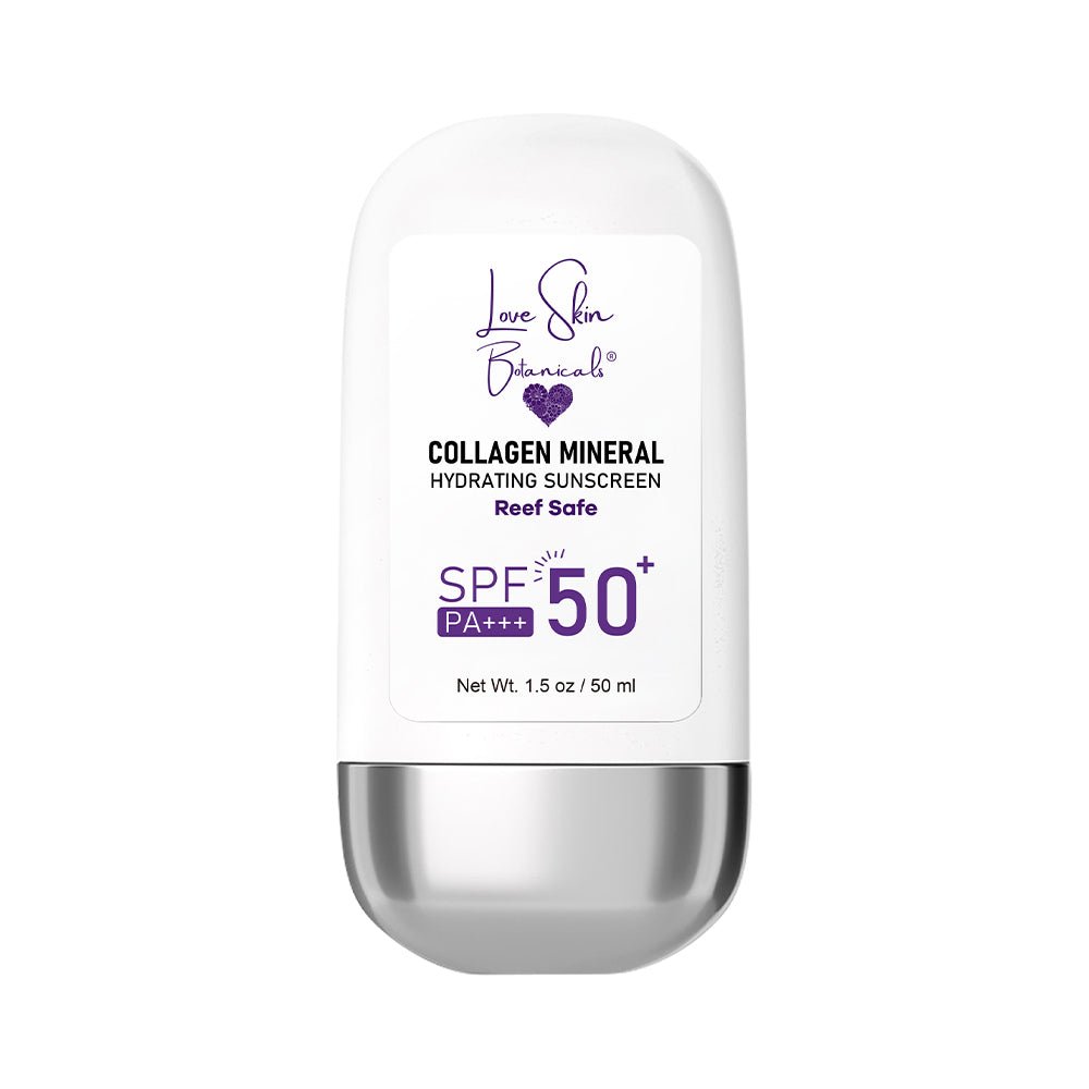 Mineral - Protect - Tinted Sunscreen Cream for Face - with Zinc & Titanium Dioxide SPF50 PA+++ - Love Skin Botanicals - Mineral - Protect - Tinted Sunscreen Cream for Face - with Zinc & Titanium Dioxide SPF50 PA+++ Love Skin Botanicals -