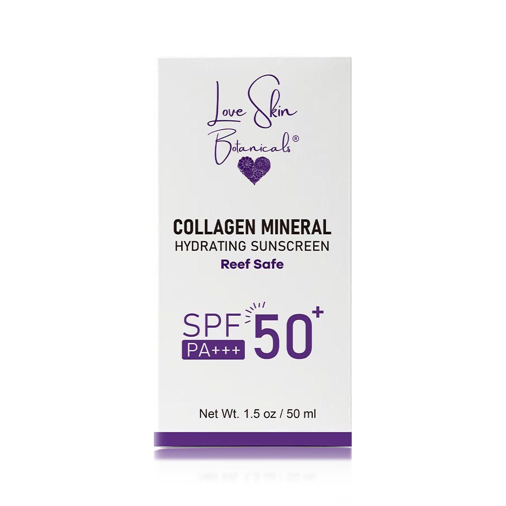 Mineral - Protect - Tinted Sunscreen Cream for Face - with Zinc & Titanium Dioxide SPF50 PA+++ - Love Skin Botanicals - Mineral - Protect - Tinted Sunscreen Cream for Face - with Zinc & Titanium Dioxide SPF50 PA+++ Love Skin Botanicals -