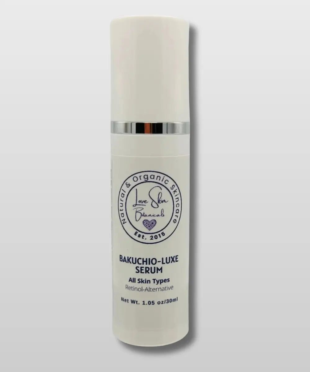 Bakuchio - Luxe Serum – Bakuchiol, Peptides, Vitamin C & Hyaluronic Acid - Love Skin Botanicals - Bakuchio - Luxe Serum – Bakuchiol, Peptides, Vitamin C & Hyaluronic Acid - 634855166569