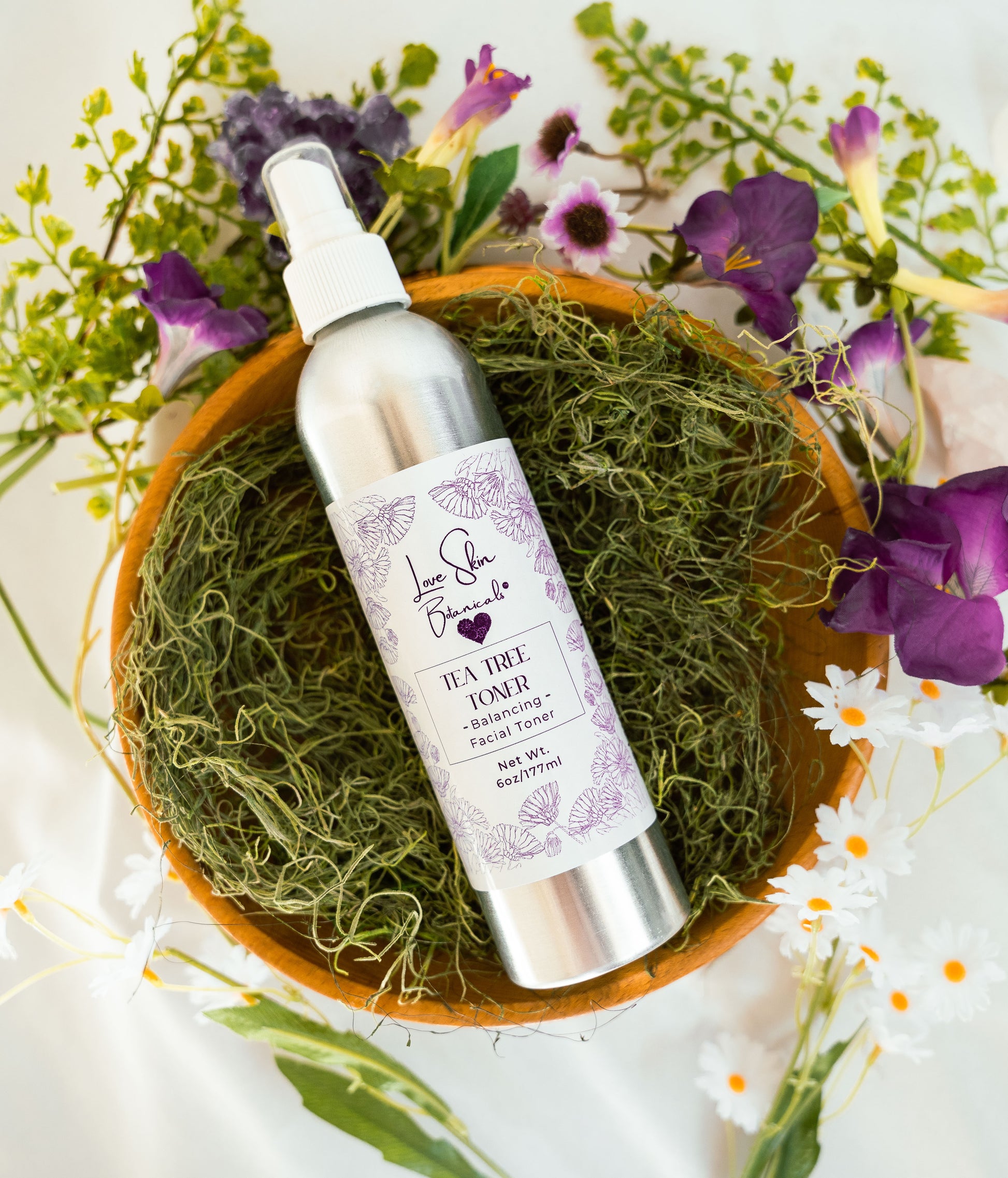 Problem Skin Toner with Tea Tree Oil - Love Skin Botanicals