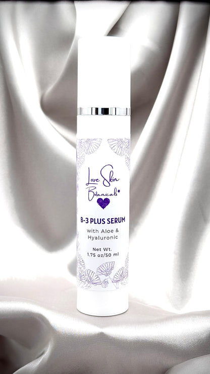 B-3 Plus Serum with Niacinamide, Hyaluronic Acid, Avocado Oil & Essential Oils Love Skin Botanicals