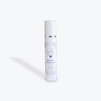 Bakuchio - Mineral Serum - Bakuchiol Retinol - Alternative with MSM and Centella Asiatica - Love Skin Botanicals - Bakuchio - Mineral Serum - Bakuchiol Retinol - Alternative with MSM and Centella Asiatica Love Skin Botanicals - 634855166569