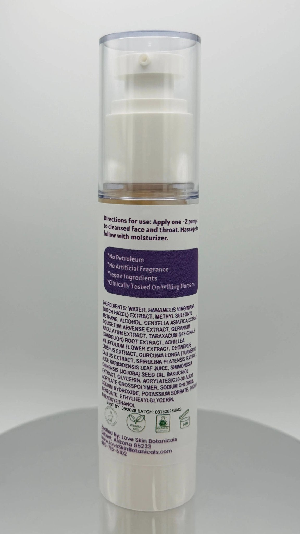 Bakuchio - Mineral Serum – Bakuchiol - Retinol Alternative with MSM & Centella Asiatica - Love Skin Botanicals - Bakuchio - Mineral Serum – Bakuchiol - Retinol Alternative with MSM & Centella Asiatica - 634855166569