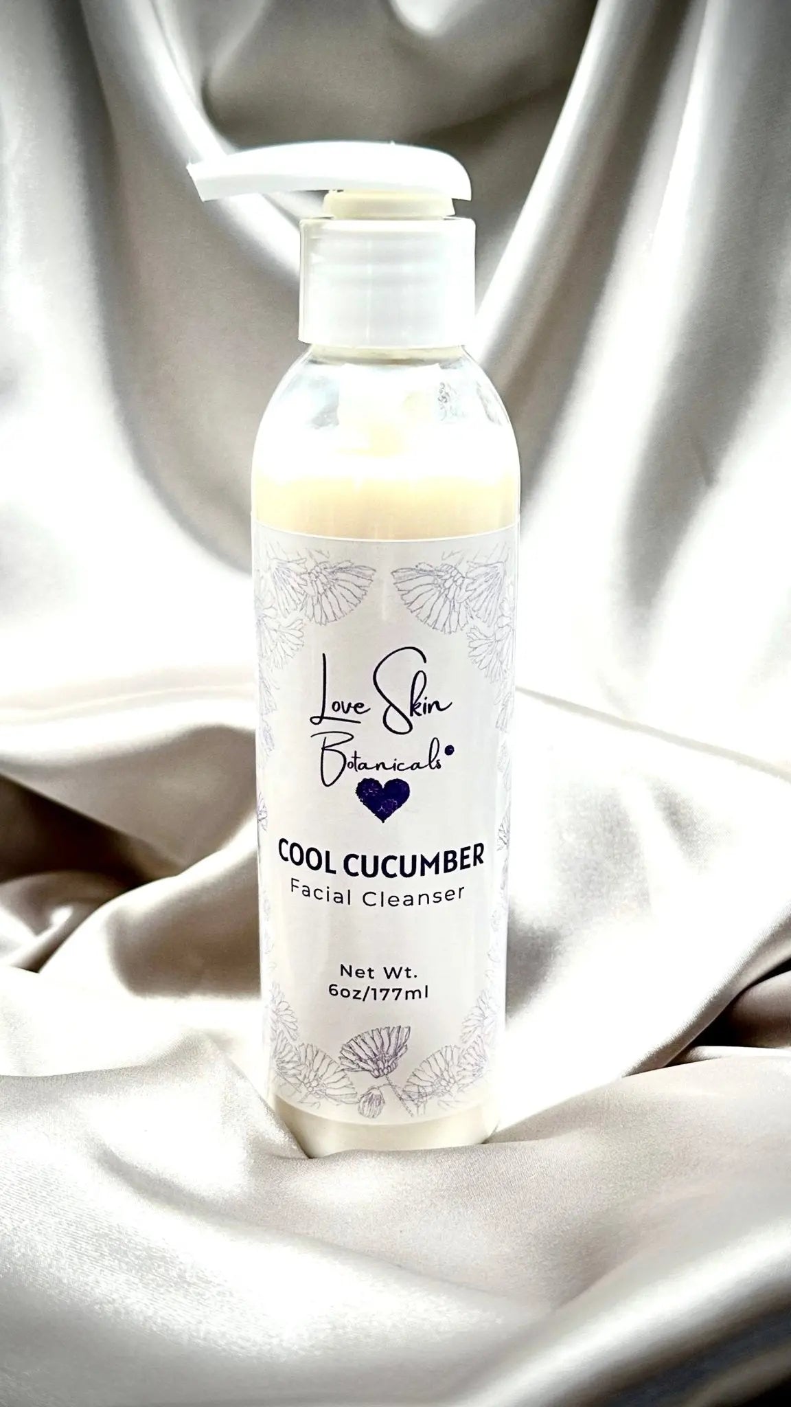 Cool Cucumber Cream Cleanser bottle – hydrating and soothing cleanser for dry and sensitive skin