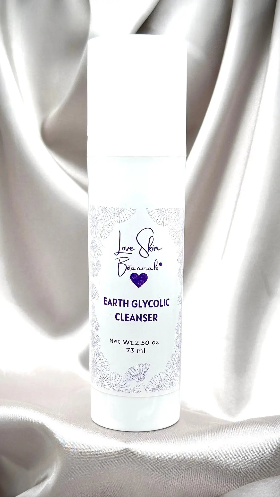 Earth Renewal Cleanser with Glycolic Acid bottle — exfoliating brightening face wash for smoother, clearer skin.