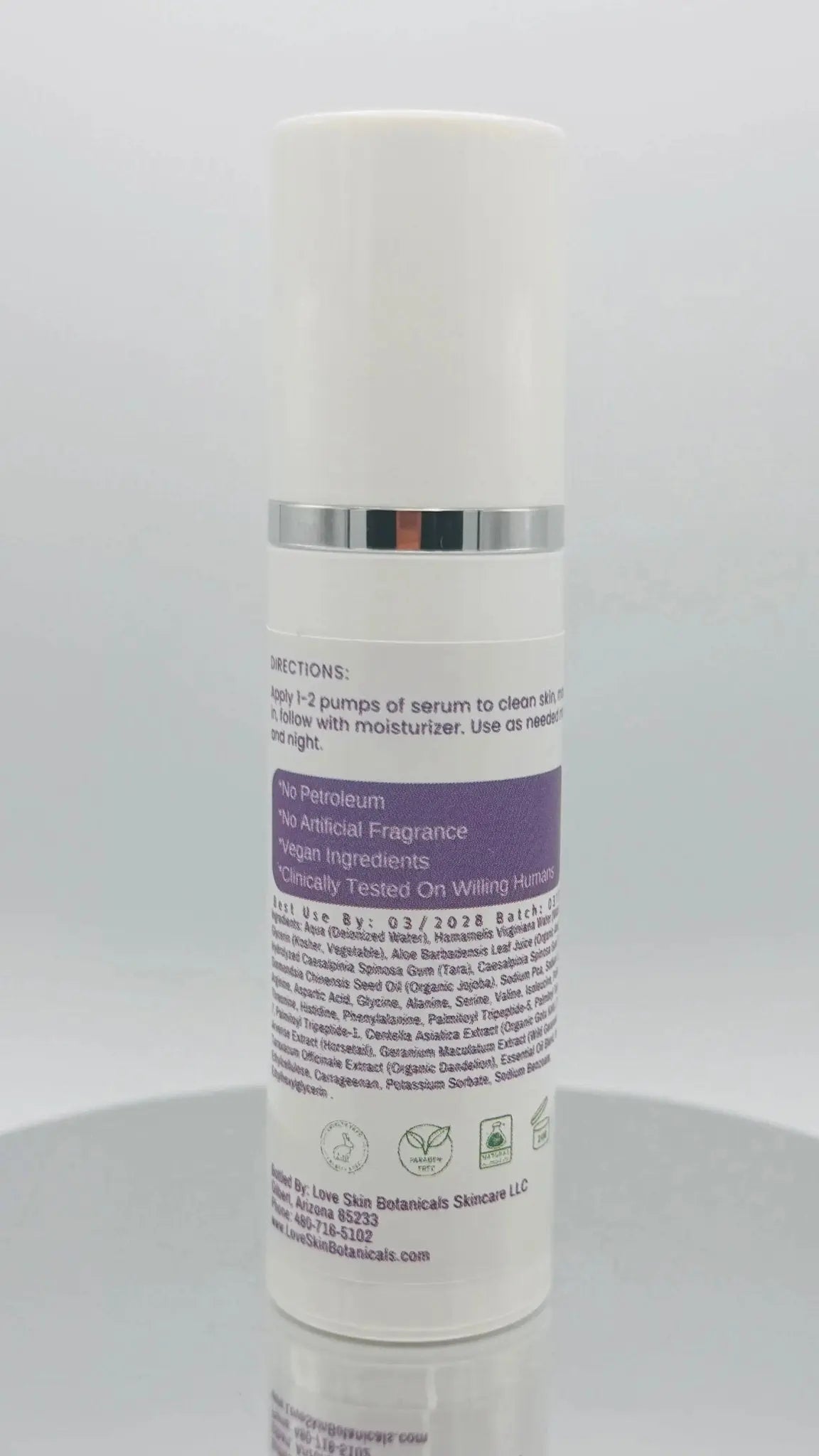 HydraLift Peptide Serum – Texture - Smoothing & Moisture - Balancing Formula - Love Skin Botanicals - HydraLift Peptide Serum – Texture - Smoothing & Moisture - Balancing Formula - 634855179002