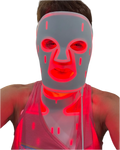LED red light therapy mask for face neck and chest