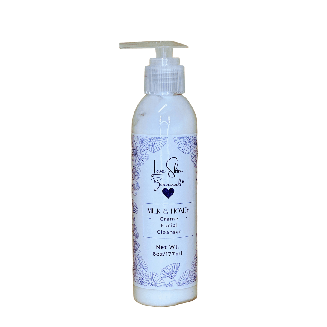 Milk & Honey Creme Cleanser - Love Skin Botanicals - Milk & Honey Creme Cleanser - Love Skin Botanicals - 634855437331