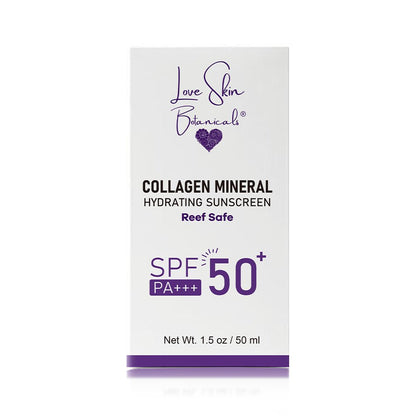 Mineral - Protect - Tinted Sunscreen Cream for Face - with Zinc & Titanium Dioxide SPF50 PA+++ - Love Skin Botanicals - Mineral - Protect - Tinted Sunscreen Cream for Face - with Zinc & Titanium Dioxide SPF50 PA+++ Love Skin Botanicals - 