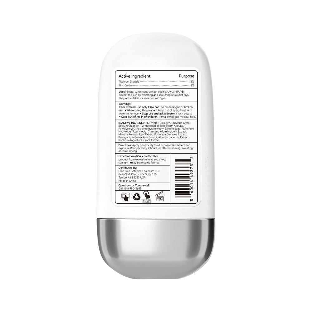 Mineral - Protect - Tinted Sunscreen Cream for Face - with Zinc & Titanium Dioxide SPF50 PA+++ - Love Skin Botanicals - Mineral - Protect - Tinted Sunscreen Cream for Face - with Zinc & Titanium Dioxide SPF50 PA+++ Love Skin Botanicals - 