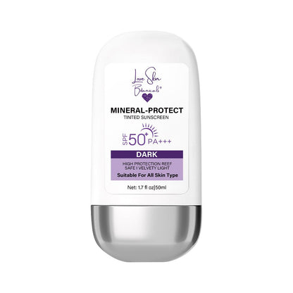 Mineral - Protect - Tinted Sunscreen Cream for Face - with Zinc & Titanium Dioxide SPF50 PA+++ - Love Skin Botanicals - Mineral - Protect - Tinted Sunscreen Cream for Face - with Zinc & Titanium Dioxide SPF50 PA+++ Love Skin Botanicals - 