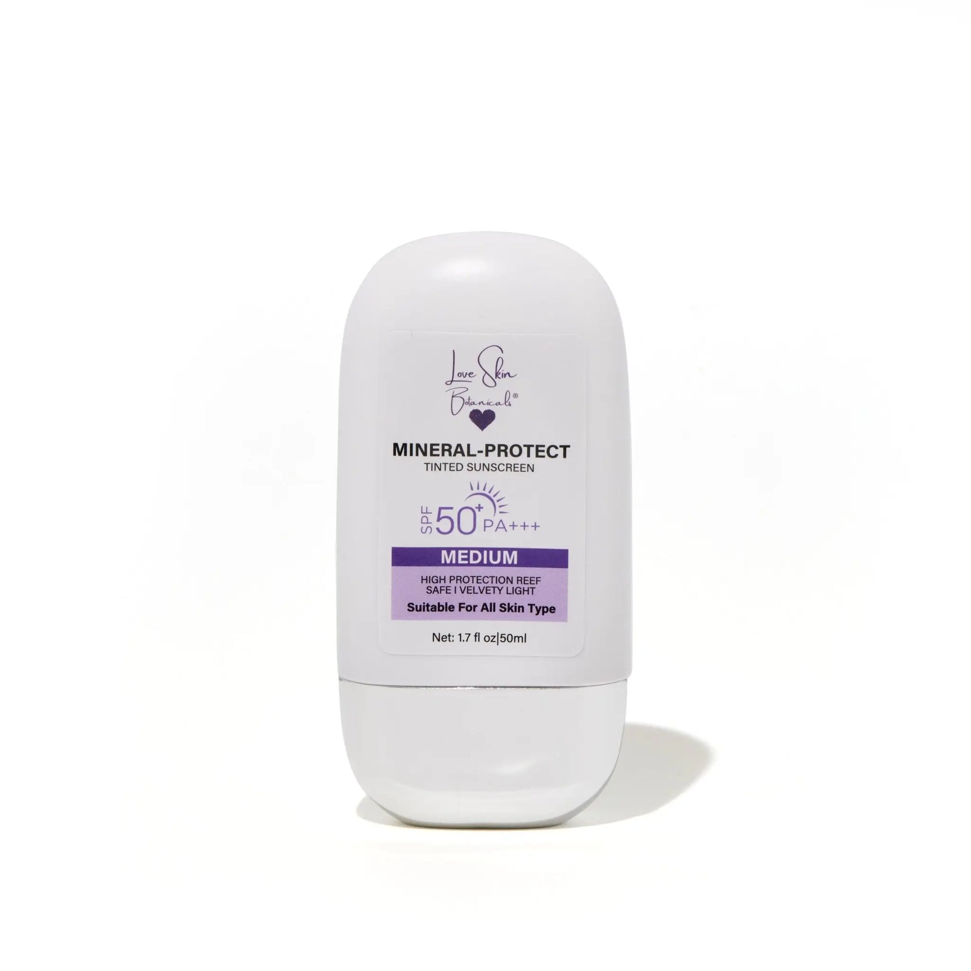 Mineral Sunscreen - Tinted & Clear SPF50 – Zinc & Titanium Dioxide | Non - Greasy, Natural Coverage - Love Skin Botanicals - Mineral Sunscreen - Tinted & Clear SPF50 – Zinc & Titanium Dioxide | Non - Greasy, Natural Coverage - 00860014498701