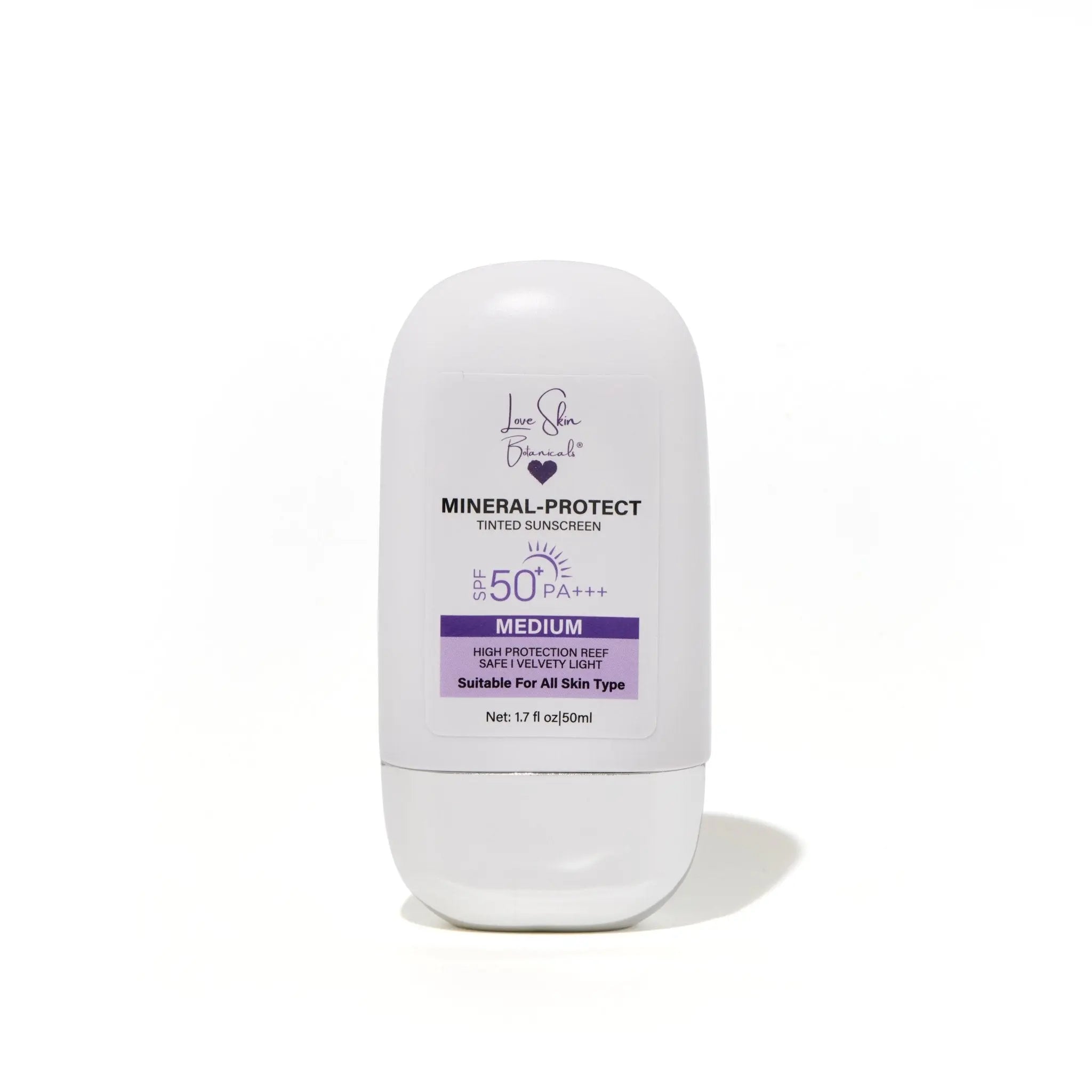 Mineral Sunscreen - Tinted & Clear SPF50 – Zinc & Titanium Dioxide | Non - Greasy, Natural Coverage - Love Skin Botanicals - Mineral Sunscreen - Tinted & Clear SPF50 – Zinc & Titanium Dioxide | Non - Greasy, Natural Coverage - 00860014498701