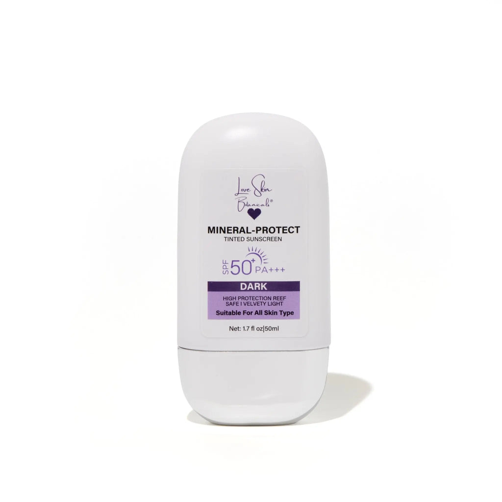 Mineral Sunscreen - Tinted & Clear SPF50 – Zinc & Titanium Dioxide | Non - Greasy, Natural Coverage - Love Skin Botanicals - Mineral Sunscreen - Tinted & Clear SPF50 – Zinc & Titanium Dioxide | Non - Greasy, Natural Coverage - 00860014498701