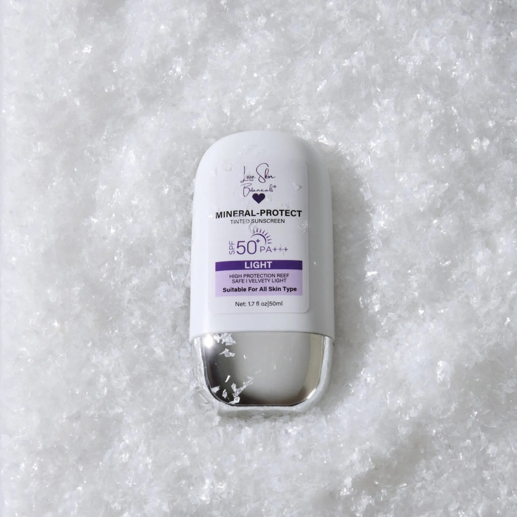 Mineral Sunscreen - Tinted & Clear SPF50 – Zinc & Titanium Dioxide | Non - Greasy, Natural Coverage - Love Skin Botanicals - Mineral Sunscreen - Tinted & Clear SPF50 – Zinc & Titanium Dioxide | Non - Greasy, Natural Coverage - 00860014498701