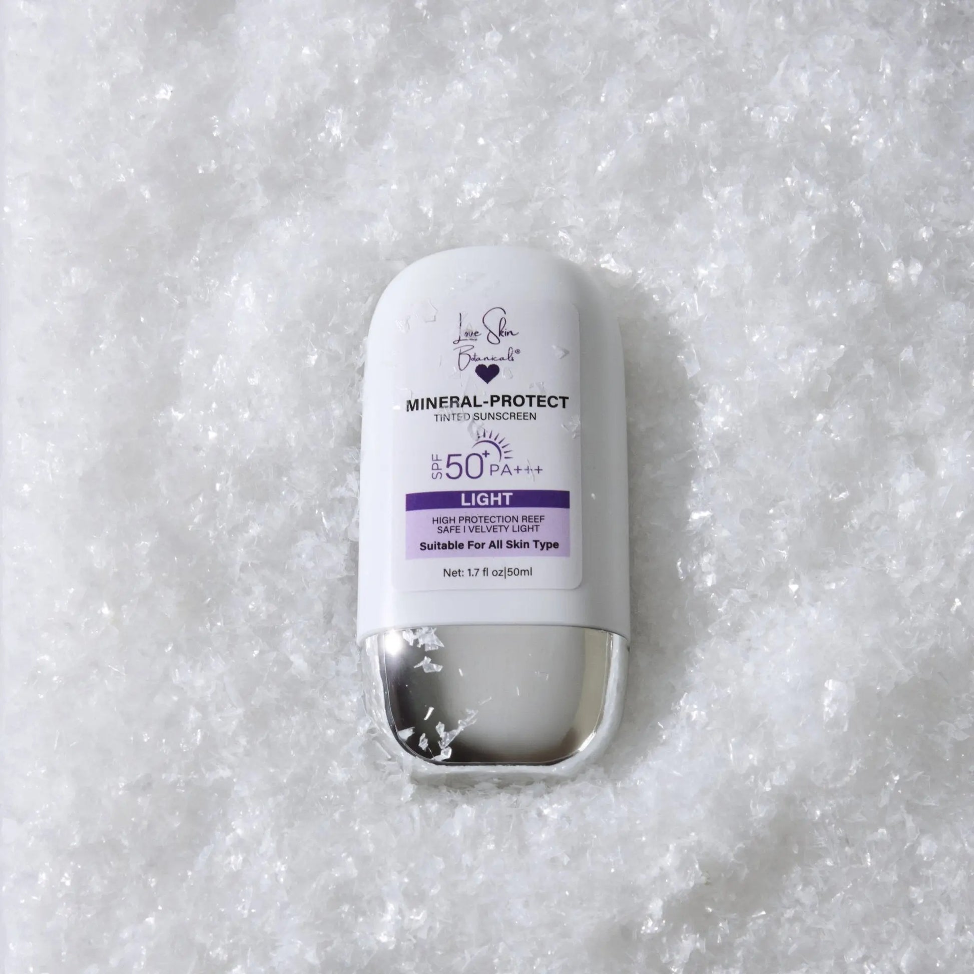 Mineral Sunscreen - Tinted & Clear SPF50 – Zinc & Titanium Dioxide | Non - Greasy, Natural Coverage - Love Skin Botanicals - Mineral Sunscreen - Tinted & Clear SPF50 – Zinc & Titanium Dioxide | Non - Greasy, Natural Coverage - 00860014498701