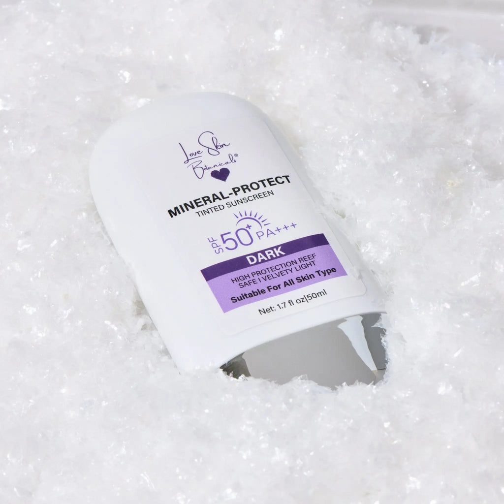 Mineral Sunscreen - Tinted & Clear SPF50 – Zinc & Titanium Dioxide | Non - Greasy, Natural Coverage - Love Skin Botanicals - Mineral Sunscreen - Tinted & Clear SPF50 – Zinc & Titanium Dioxide | Non - Greasy, Natural Coverage - 00860014498701