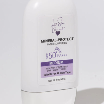 Mineral Sunscreen - Tinted & Clear SPF50 – Zinc & Titanium Dioxide | Non - Greasy, Natural Coverage - Love Skin Botanicals - Mineral Sunscreen - Tinted & Clear SPF50 – Zinc & Titanium Dioxide | Non - Greasy, Natural Coverage - 00860014498701