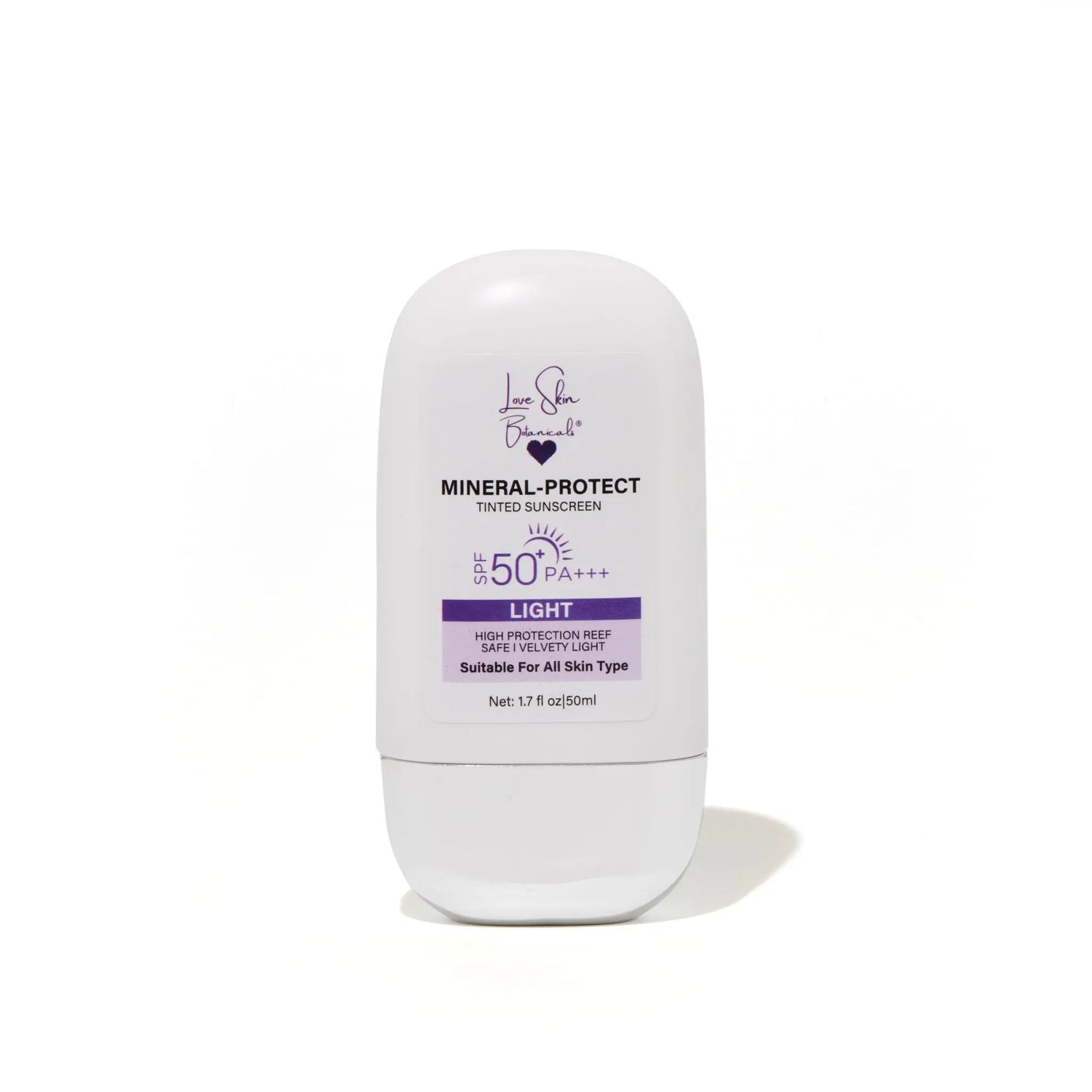 Mineral Sunscreen - Tinted & Clear SPF50 – Zinc & Titanium Dioxide | Non - Greasy, Natural Coverage - Love Skin Botanicals - Mineral Sunscreen - Tinted & Clear SPF50 – Zinc & Titanium Dioxide | Non - Greasy, Natural Coverage - 00860014498701