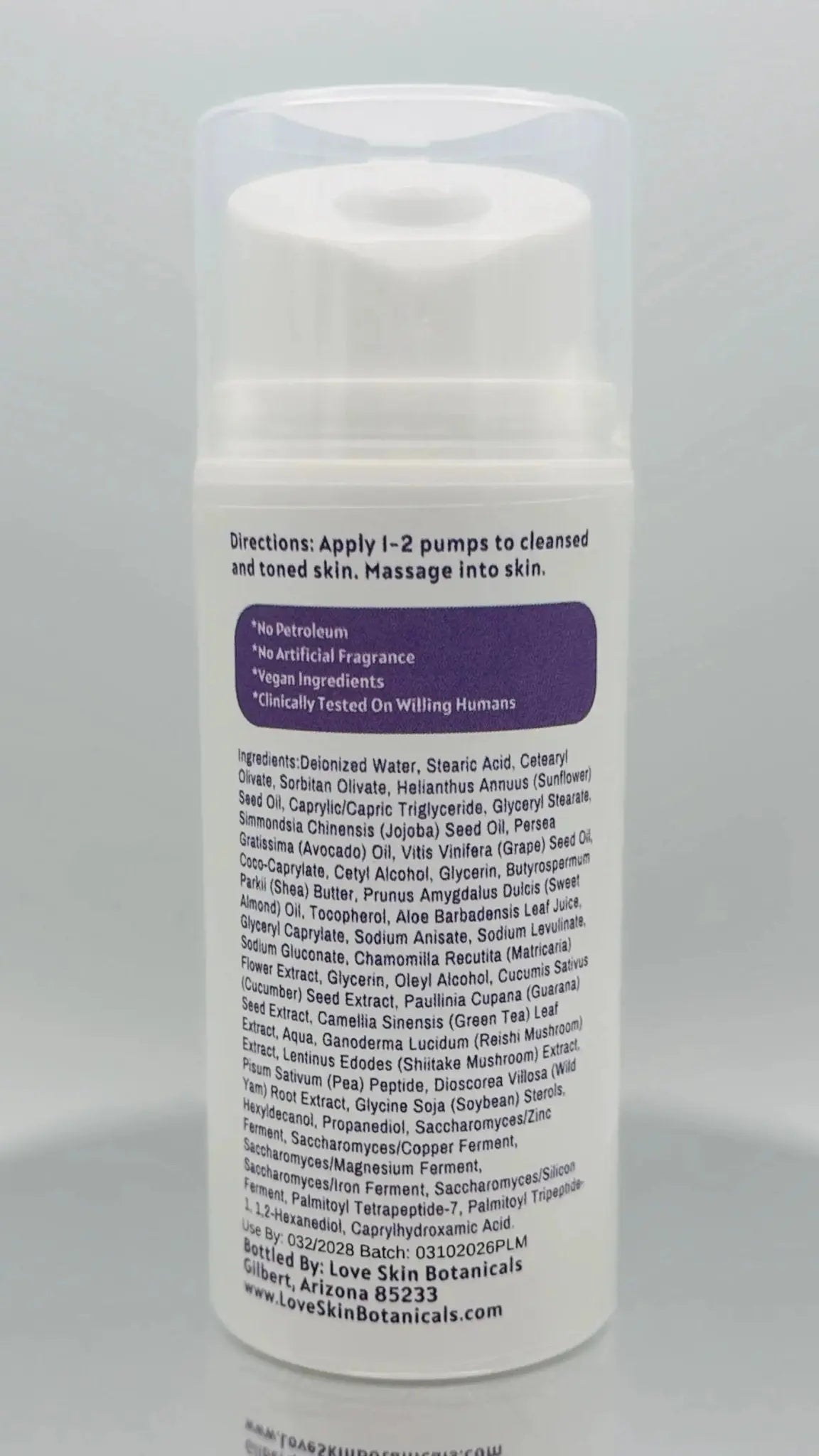 Phyto Lift Moisturizer – Firming Peptide Face Moisturizer - Love Skin Botanicals - Phyto Lift Moisturizer – Firming Peptide Face Moisturizer - 634855220575