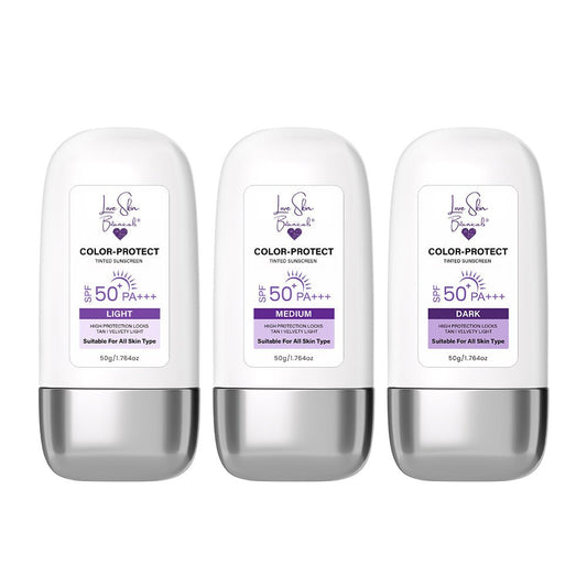 Tinted Sunscreen SPF50 - with Zinc & Titanium Dioxide - Love Skin Botanicals - Tinted Sunscreen SPF50 - with Zinc & Titanium Dioxide Love Skin Botanicals - 