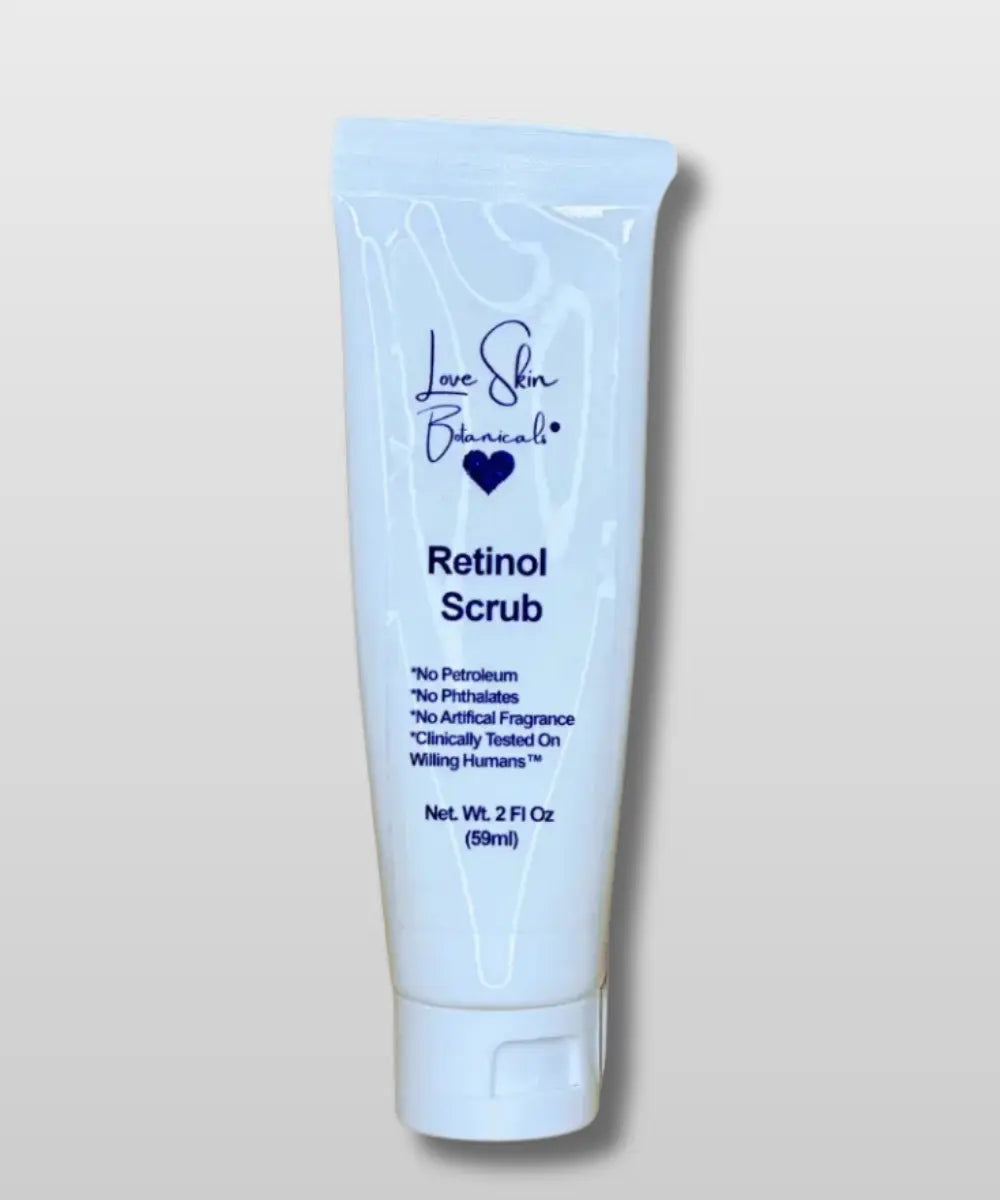 Vegan Retinol Scrub – Exfoliating & Skin - Renewing Facial Polish - Love Skin Botanicals - Vegan Retinol Scrub – Exfoliating & Skin - Renewing Facial Polish - 634855299335